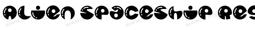 Alien Spaceship Regu字体转换